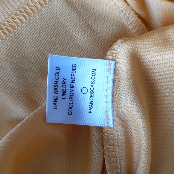 Miami S Yellow Summer Dress, Sleeveless, Knee Length - Picture 9 of 11